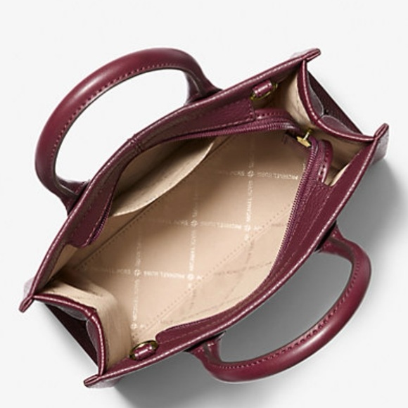 Michael Kors Oxblood Tote Bag - Picture 3 of 10